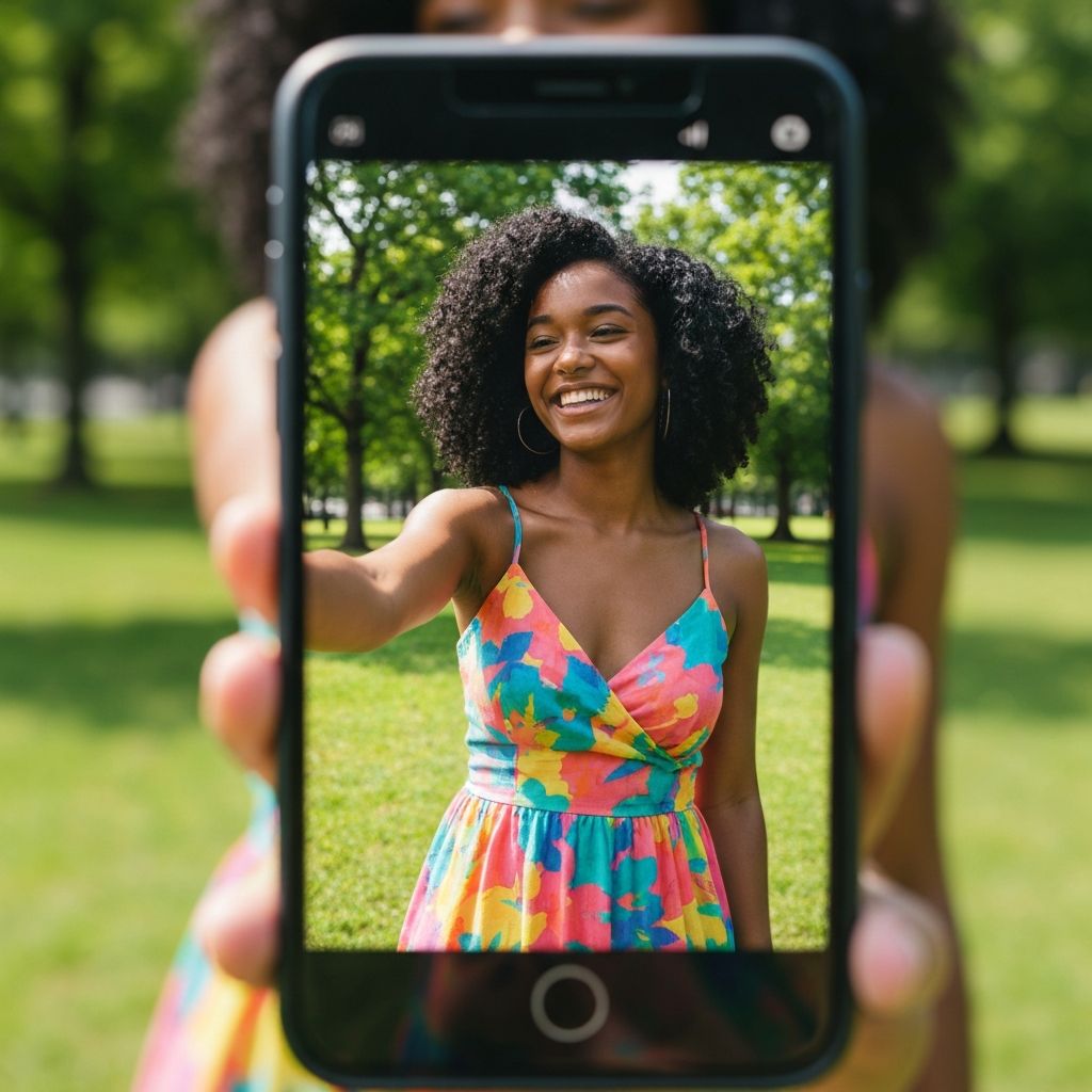 Vorher - Normales Selfie